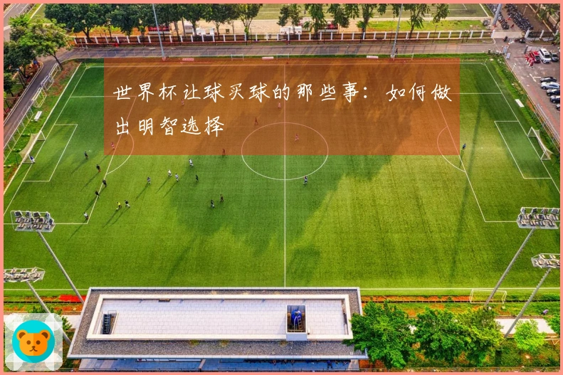世界杯让球买球的那些事：如何做出明智选择